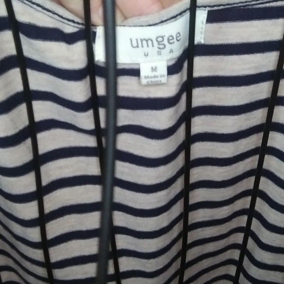 Umgee Short Sleeve Stripped Summer Dress - Picture 3 of 5